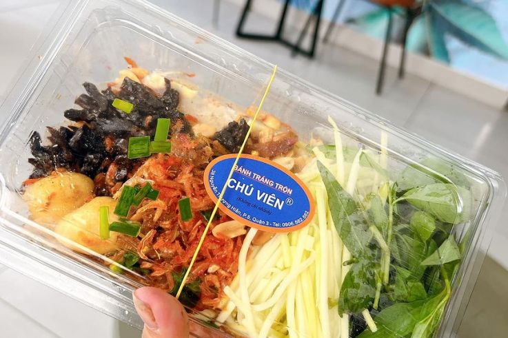 Bánh tráng trộn chú Viên