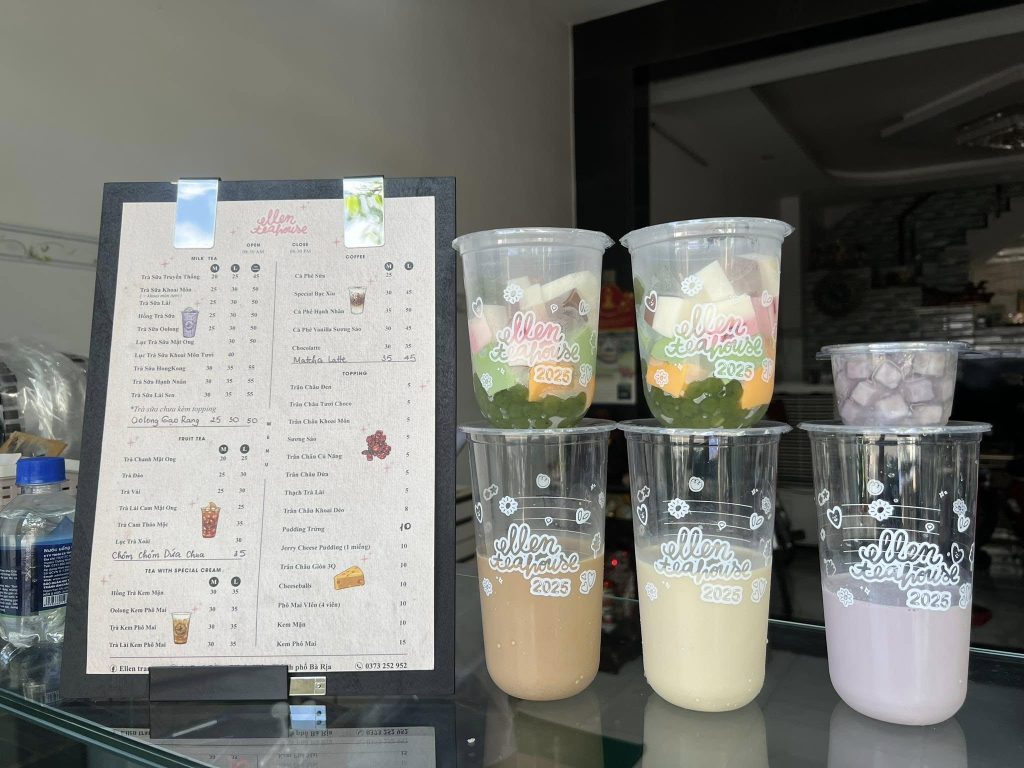Menu Ellen Tea House