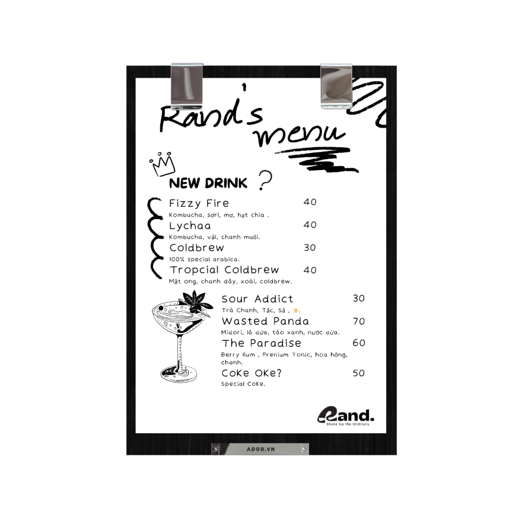 Menu Rand 